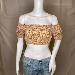 Floral crop top